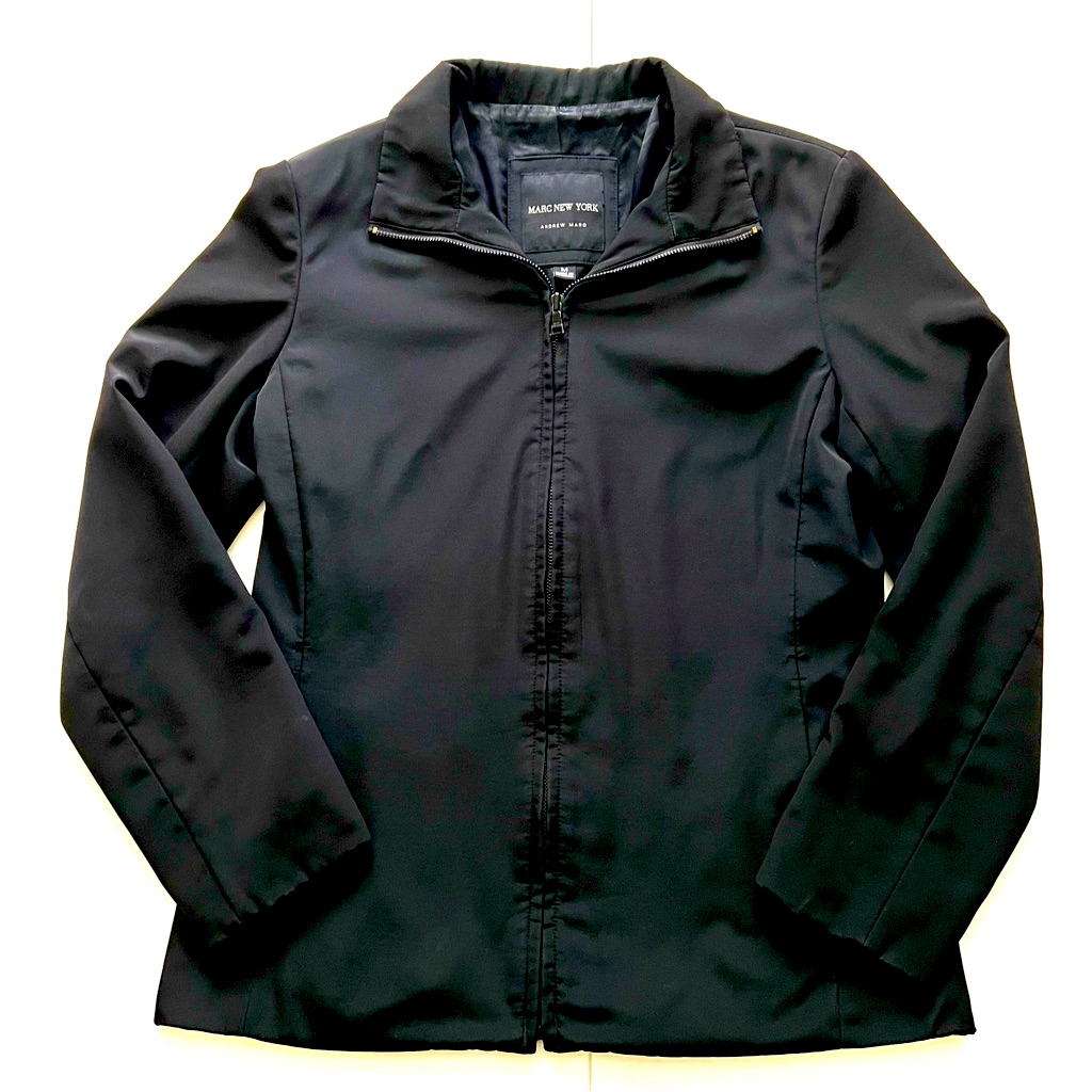 Marc New York Women's Jacket Black Zip-Up Size Medium